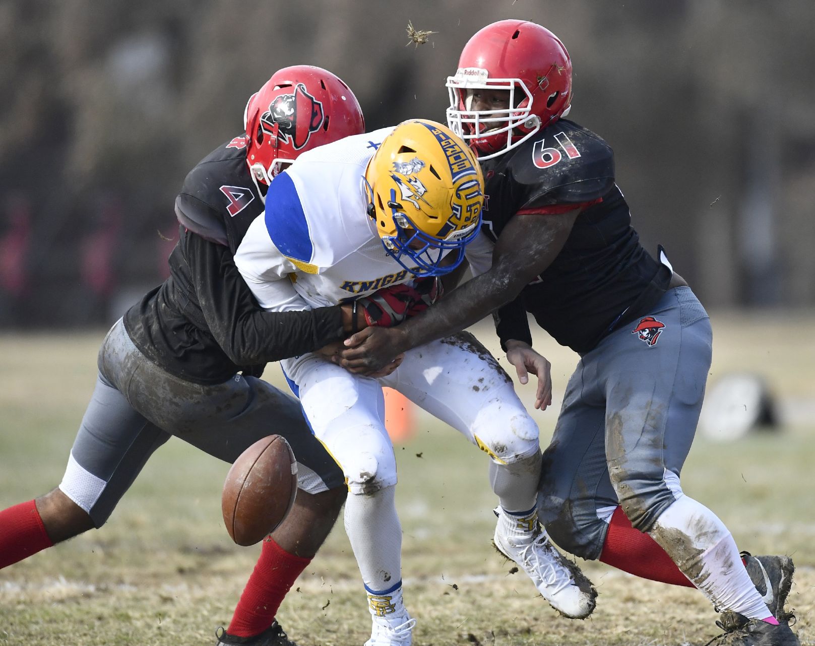 Roosevelt defeats Borgia in a Class 3 District 2 Football Game